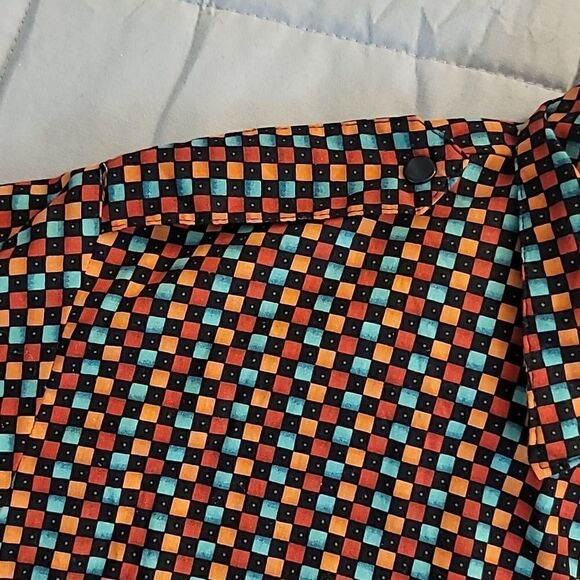 Vintage 70's Peggy Barker Multi Colored Dress - Picture 10 of 13